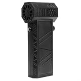 Hosrivae Handheld Turbo with 130000 RPM Brushless Motor, 52m/s High Blower Snow Removal, 4000mAh Battery, 20W Charge, Portable Cleaner with Nozzles, Black