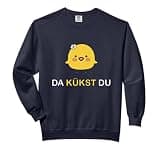 Da Kükst Du I Funny Easter Eggs Children Chicken Chicks Comfort Colors Adult Sweatshirt