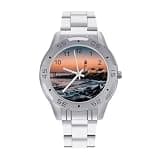 FekiLoot Watch for Men Big Face Stainless Steel Wrist Watch Personality