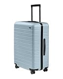 Away Amazon Exclusive Medium Checked Luggage - 26-Inch Lightweight Hardside Suitcase with Custom WhisperGlide 360° Wheels, Interior Compression System, TSA-Accepted Lock - Sky Blue