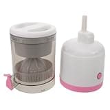 Milisten Portable Fruit Juicer Squeezer USB Rechargeable Mini Portable Blender with Efficient Juicing and Effortless Cleaning, for Road Trips and Home Use, Made of Sturdy Abs and Silicone
