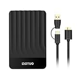 YOTUO Portable External Hard Drive Storage Expansion Mobile HDD USB 3.0 for PC, Mac, Desktop, Laptop, PS4, PS5, Xbox One X/S, Xbox 360, Xbox Series X/S, Office & Game (Black, 750GB)