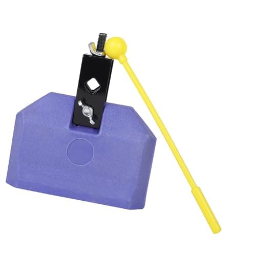 predolo Musical Percussion Block, Latin Drum Instrument, Practical, Premium High Performance Easy to Use Easy to Install Block, Blue