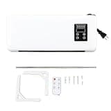 Gonetre Electric Wall Heater, 1500W Wall Mounted Space Heater with Remote Control Towel Drying Rack for Bathroom Living Room (US Plug 110V)