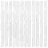 BIUDECO Plastic Belt Protector Sleeves, for 100 Pcs Portable and Breathable Dust Cover Bags, 43.3x2.8 Inches waistbands and Dress Belts Home and Luggage Cover Protection
