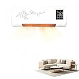 Wall Mounted Heater, Smart Portable Quiet Heating System, with Remote, for Bedroom, Office, RV