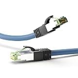 Goobay 45661 CAT 8.1 patch cable S/FTP (PiMF) blue - LSZH halogen-free CU material