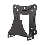Barkan Universal and Adjustable Streaming Device Mount, Wall or TV Connection, Safety Strap Included, Very Easy Assembly, 5 Year Warranty, Compatible - Apple TV, Roku, Amazon Fire TV, Cable Box, black