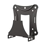 Barkan Universal and Adjustable Streaming Device Mount, Wall or TV Connection, Safety Strap Included, Very Easy Assembly, 5 Year Warranty, Compatible - Apple TV, Roku, Amazon Fire TV, Cable Box, black