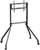 SDdPulse Universal TV Stand, Upgraded TV Bracket Mount TV Rack Mobile Floor Stand Advertising Screen Conference Cart Universal Portable TV Cart,Black-55