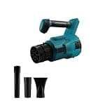 Brushless Electric Blower 3 Gears Regulation Cordless Efficient Fallen Leaves Dust Snow Tool for Battery Pin(No Battery)