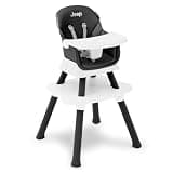 Jeep Milestone 6-in-1 Convertible High Chair by Delta Children, Black