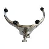 Baoblaze Drum Rack Iron Tom Holder Stand Mount Rubber Resonance Improved Clamp Suitable for Live Performances Rehearsals Studio, 10 Inch