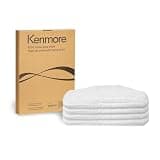 Kenmore SMP01 Microfiber & Washable Pads, 4 pack, for Kenmore SM2060 S200 Series Steam Mop, for Floor Cleaning