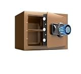 fireproof safe Small Safe Box Electronic Home Safe with Digital Keypad Alarm System, for Money Cash Jewelry Valuables(Brown)