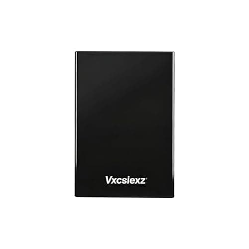 Vxcsiexz 500GB Ultra Slim Portable External Hard Drive HDD USB 3.0 Compatible with PC, Laptop, Charcoal Grey (500.0, GB)
