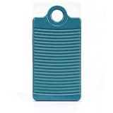 Mini Washboard, Compact Plastic Scrub Board for Hand Washing Delicates in Small Sinks, 13 x 3.3 Inches (1 PC)