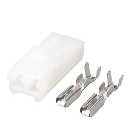 2/5/10/20/50/Sets 1/2 Pin Male Female Auto Motorcycle Electronic Wiring Harness Connector 7122-1520 7123-1520(2p Female,10 Sets)