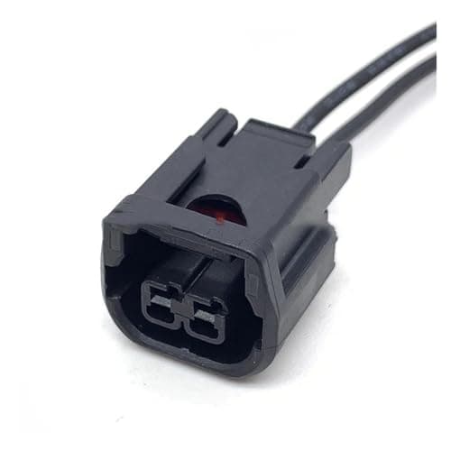 AICNRUT 1 Set 2 Pin Auto Headlight Plastic Electrical Cable Connectors Female Wire Harness Plug for 6189-7408 (20 Sets)