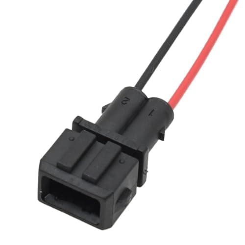 Car Connector 1Set 2 Pin 357 972 762/357 972 752 Male Female Automotive Water Proof Wiring Harness Connector Auto Socket(Red)