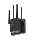 1200Mbps WiFi Extender Signal Booster, 12880 Sq.Ft Reach with 105 - Device Support, Dual Band 5GHz/2.4GHz, Easy Setup for Home, Long Range WiFi Extender