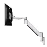 UWYTGF Monitor Wall Mount Bracket,Adjustable Gas Spring Single Arm Stand for 19 to 32 Inch LCD Computer Screens,Arm Max Extension 23.2In,A