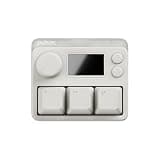 Pulsar Gaming Gears LAB XPAD MINI 3-Key Gaming Keypad, 8K Polling Rate, 0.1ms Low Latency, LCD Display, Magnetic Switch, RGB (Mini, White)