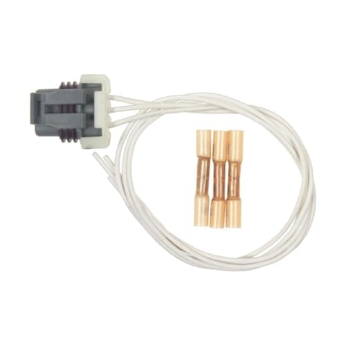 CarLights360 For Pontiac Firebird 1995-2002 Electrical Connector | Plastic | Metal Contact Terminal | Blade Terminal | Push On Attachment Method | 1 Male Connector | For F8YZ9F479AA