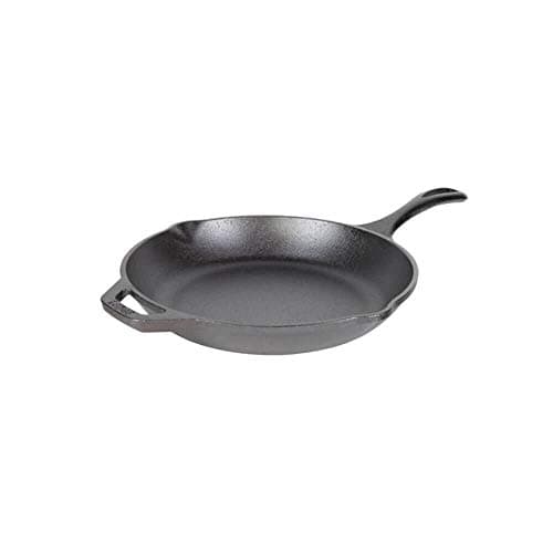 Lodge Chef Collection 10" Pre-Seasoned Cast Iron Skillet - Kitchen Essential for Frying & Searing