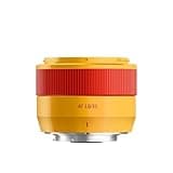 Compatible for Mount Mirrorless Cameras Orange 35mm F1.8 Mark II APS-C Autofocus Lens(M Style Bundle)