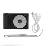 4K Digital Camera 48MP HD, Compact Portable Micro SLR Camera with 2.4 Inch TFT Screen, 16X Digital Zoom Autofocus for Travel Photography and Vlogging (Black)