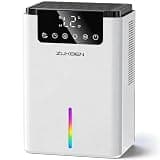 Dehumidifier,Quiet Home Dehumidifier with Auto Shut Off,12H Timer,2 Modes,7 Color Night Light for Bedroom,Bathroom,Basement,RV