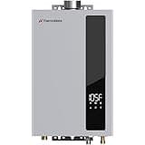ThermoMate CZ422NG Natural Gas Tankless Water Heater, Up to 5 GPM 113,000 BTU, High Efficiency Instant On-Demand Hot Water for Whole House Use, Indoor Residential Water Heater with Multi-Point Heating