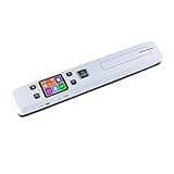Document Scanner, Mini Portable A4 Document and Image Scanner, 1050 Dpi JPG/PDF, High Speed Portable for School and Business Use(White_Without WiFi)