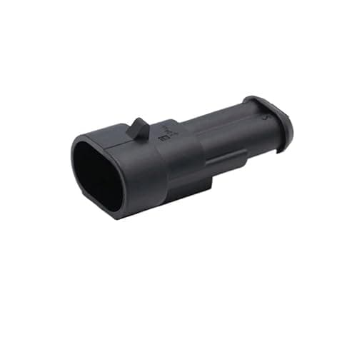 Cars Connectors 20/50/100Sets 1/2/3/4/5/6 Pin Super Sealed Automotive Wire Connector Electrical Male Female Plug Terminals for Cars(2P Male,50 Sets)