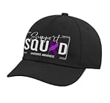 Overdose Awareness Month Support Overdose Awareness Adjustable Printed Baseball Hat, Black