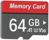 navycrest High Speed Micro SD Card, 64GB microSDXC UHS-I Class 10, U3, V30 Support for Dash Cameras and Recording 4K Video Recording, Compatible with A2PRO, Q7 Model Dash Cam