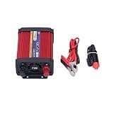 Power Inverter Modified Sine Wave 500W Car Power Converter Dual USB Ports with AC Outlet for Vacations Camping Travel Red Aluminum Alloy