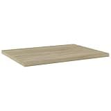 KPOTUERTU Bookshelf Boards 8 Pcs, 15.7x11.8x0.6 Inch Engineered Wood Shelves for Additional Storage Space, Easy Clean with Damp Cloth