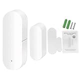 Aumotop Smart Door Window Sensor Alarm for Home Security, WiFi Magnetic with APP Remote Control for Apartment Shop Easy Installation Battery Operated