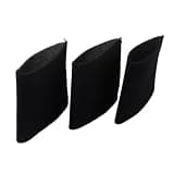 ZZDKAVHSU 3pcs Black Dry Cloth Filter,Compatible with Parksides PWD 1200 1250 1300 A1 B2 C3 E4 F5 Vac Dry Filter Vacuum Cleaner Bags Easy to Install