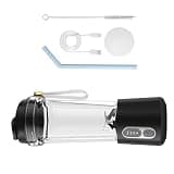 MIXIKE 2 in 1 Portable Mixing Device with 500ml Travel Container and USB C Charging for Protein Shakes and Ice Crushing