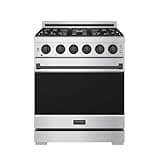 30 Inch Professional Gas in Stainless Steel/Black