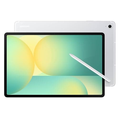 Samsung Galaxy Tab S10 FE+ 13.1” 128GB WiFi Android Tablet, Large Display, Long Battery Life, Exynos 1580 Processor, IP68, Water-Resistant, 90 Hz Refresh, S Pen for Note-Taking, US Version, Silver