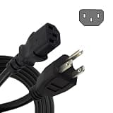 Sole Fitness Elliptical Exercise Machine E20 E25 E35 E55 E95 E98 Horizon Fitness T101 Treadmill Replacement Power Supply Cord 3 Pin Connector (Non Angled)