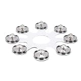 Omquot Precise Hi Hat Tambourine Mount with Versatile Sound Expansion for a Dynamic Playing Experience, Suitable for Drummers and Percussionists.