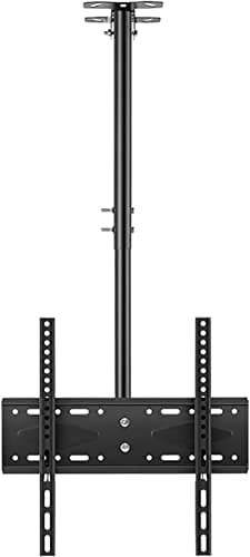 Floating TV Stand, Multifunction Adjustable TV Ceiling Mount, Tilt and Swivel TV Bracket, Fits Most 26-55" LED Screen Display, 360 ° Rotation, Mount On Ceilings, Black TV Mount TV Stand