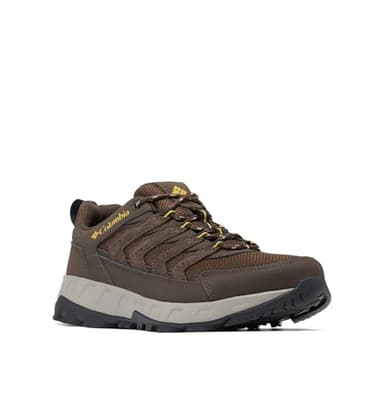 Columbia Mens Strata Trail Low, Cordovan/Golden Yellow, 10