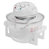 Haofy 12L Large Capacity Air Fryer Oilless Cooker 360 Visible Glass Food Fryer with 1200-1400W Power 65-250 Temp Control for Chicken Steak Fish Shrimp Vegetable (US Plug 110V)
