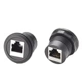 RJ45 Ethercat Cable Profinet Cat5e Ethernet Adapter Female to Panel Mount Connector Socket Extend
